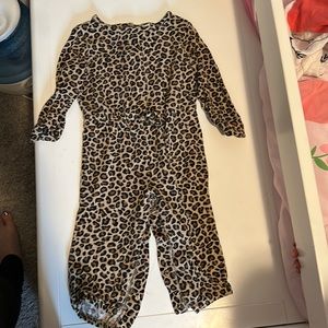 18-24M leopard print jumpsuit